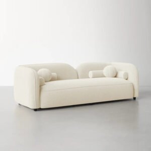 Halo Curved Boucle Sofa