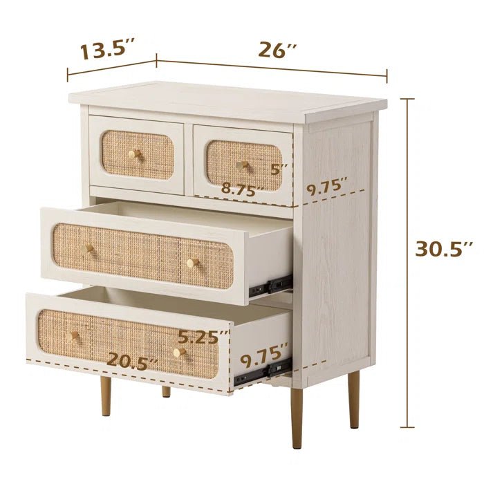 Haven Cane Dresser - Image 3