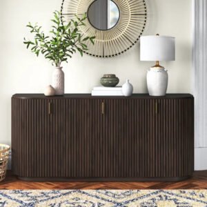 Crescent Fluted 4 door Console