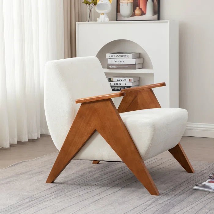 Aster Lounge Suede Chair - Image 2