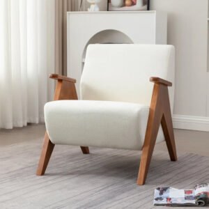 Aster Lounge Suede Chair