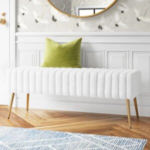 Monarch Channel Velvet Bench