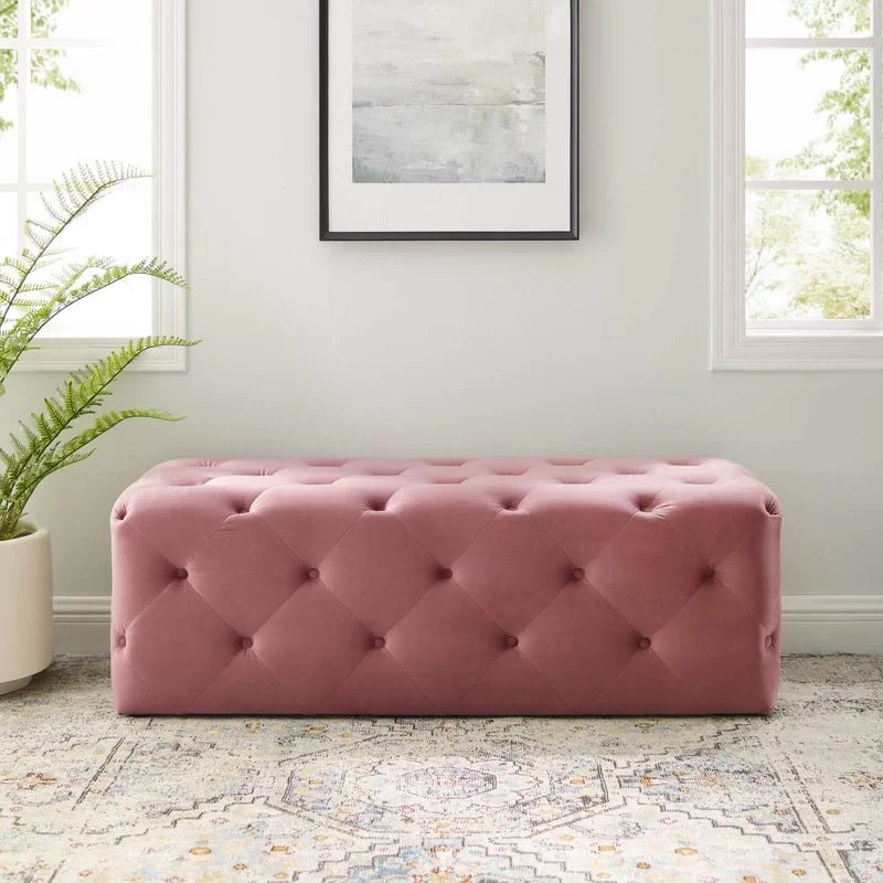 Regal Chester Velvet Bench